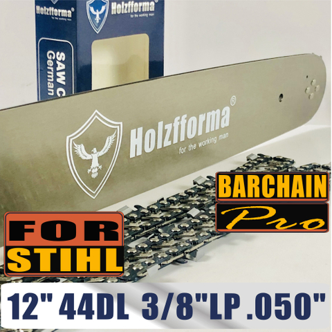 Holzfforma®丰馬12寸 .3/8" .050"44节导板链条组合