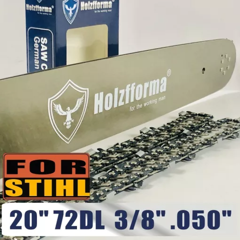 Holzfforma®丰馬36寸 .3/8" .050"114节导板链条组合适配于斯蒂尔 MS360 MS361 MS362 MS380 MS390 MS440 MS441 MS460 MS461 MS660 MS661 MS650