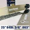 Holzfforma®丰馬25寸 .3/8" .063"84节导板链条组合适配于斯蒂尔MS361 MS362 MS380 MS390 MS440 MS441 MS460 MS461 MS660 MS661 MS650