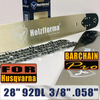 Holzfforma®丰馬28寸 .3/8".058"92节导板链条组合适配于丰馬G272 G372XP 富世华272XP 372XP