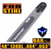 Holzfforma®丰馬适配于斯蒂尔丰馬一体可换头导板,48寸, 404".063",138节 不开口