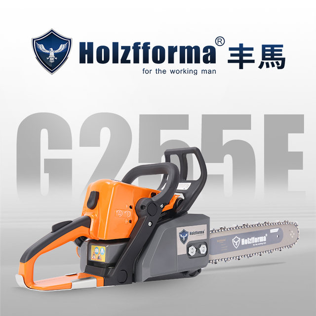 Holzfforma®丰馬 45.4CC 二冲程G255E 2.3KW易启动家用链锯伐木工具